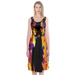 Clap Girl Midi Sleeveless Dress