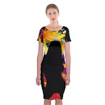 Clap Girl Classic Short Sleeve Midi Dress