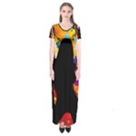 Clap Girl Short Sleeve Maxi Dress