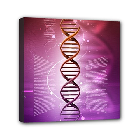 Dna Mini Canvas 6  x 6  (Stretched) from ArtsNow.com