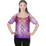 Dna Women s Cutout Shoulder Tee