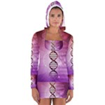 Dna Women s Long Sleeve Hooded T-shirt