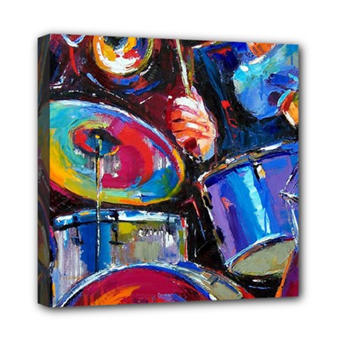 Dram Abstrak Mini Canvas 8  x 8  (Stretched) from ArtsNow.com