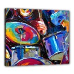 Dram Abstrak Canvas 24  x 20  (Stretched)