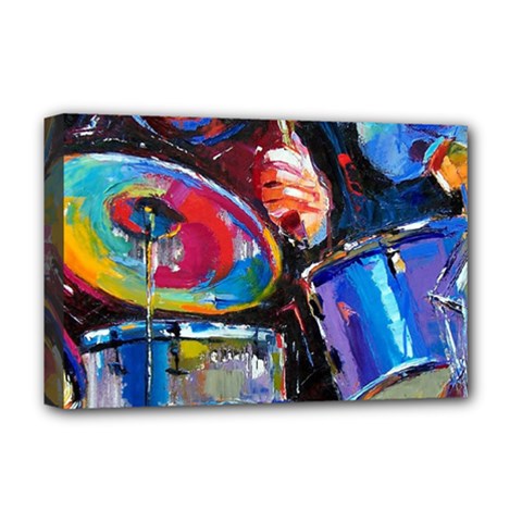 Dram Abstrak Deluxe Canvas 18  x 12  (Stretched) from ArtsNow.com