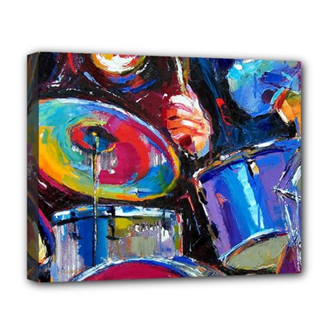 Dram Abstrak Deluxe Canvas 20  x 16  (Stretched) from ArtsNow.com