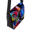 Flap Closure Messenger Bag (S) 