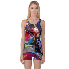 One Piece Boyleg Swimsuit 