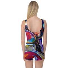 One Piece Boyleg Swimsuit 