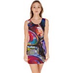 Dram Abstrak Bodycon Dress