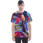 Dram Abstrak Men s Sport Mesh Tee