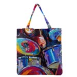 Dram Abstrak Grocery Tote Bag