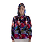 Dram Abstrak Hooded Wind Breaker (Women)