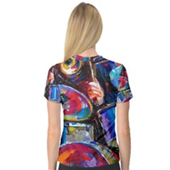 V-Neck Sport Mesh T-Shirt 