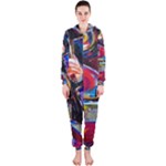 Dram Abstrak Hooded Jumpsuit (Ladies)