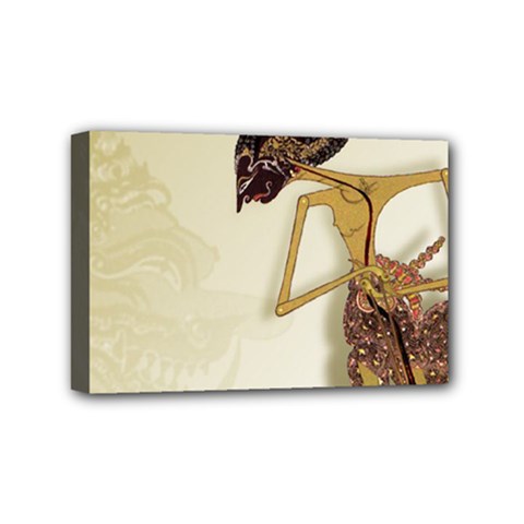 Gunungan Wayang Wallpaper Mini Canvas 6  x 4  (Stretched) from ArtsNow.com