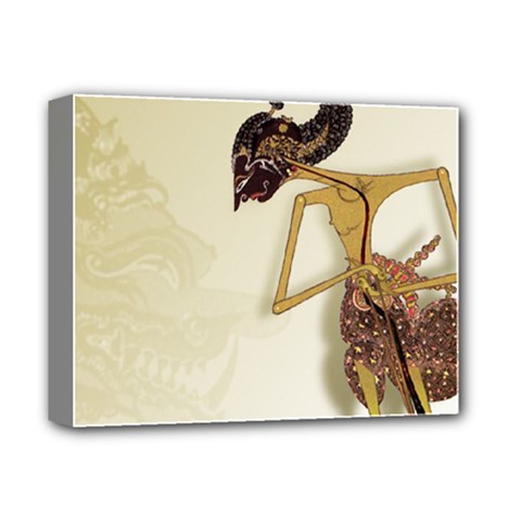 Gunungan Wayang Wallpaper Deluxe Canvas 14  x 11  (Stretched) from ArtsNow.com