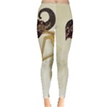 Gunungan Wayang Wallpaper Leggings 