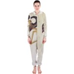 Gunungan Wayang Wallpaper Hooded Jumpsuit (Ladies)