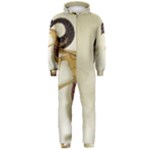 Gunungan Wayang Wallpaper Hooded Jumpsuit (Men)