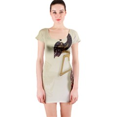 Short Sleeve Bodycon Dress Front Short Sleeve Bodycon Dress Front