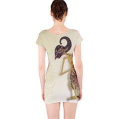 Short Sleeve Bodycon Dress Back Short Sleeve Bodycon Dress Back