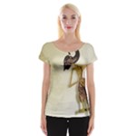 Gunungan Wayang Wallpaper Women s Cap Sleeve Top
