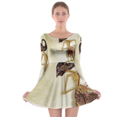 Long Sleeve Skater Dress 