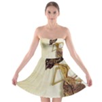 Gunungan Wayang Wallpaper Strapless Bra Top Dress