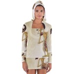 Gunungan Wayang Wallpaper Women s Long Sleeve Hooded T-shirt