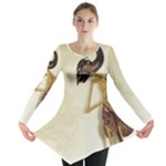 Gunungan Wayang Wallpaper Long Sleeve Tunic 