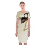 Gunungan Wayang Wallpaper Classic Short Sleeve Midi Dress