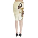 Midi Wrap Pencil Skirt 