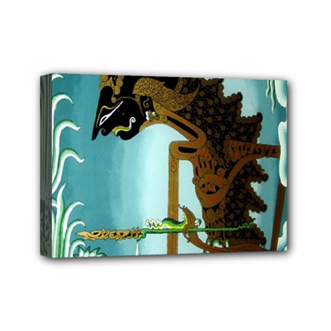 Lukisan Wayang Kulit Mini Canvas 7  x 5  (Stretched) from ArtsNow.com