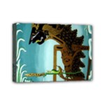 Lukisan Wayang Kulit Mini Canvas 7  x 5  (Stretched)