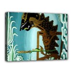 Lukisan Wayang Kulit Canvas 16  x 12  (Stretched)