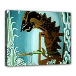 Lukisan Wayang Kulit Canvas 20  x 16  (Stretched)