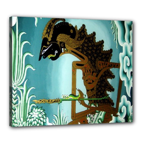 Lukisan Wayang Kulit Canvas 24  x 20  (Stretched) from ArtsNow.com