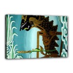 Lukisan Wayang Kulit Canvas 18  x 12  (Stretched)