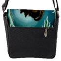 Flap Closure Messenger Bag (S) 