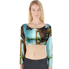 Long Sleeve Crop Top 