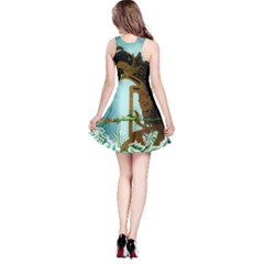Reversible Sleeveless Dress Back Reversible Sleeveless Dress Back