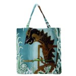 Lukisan Wayang Kulit Grocery Tote Bag
