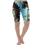 Lukisan Wayang Kulit Cropped Leggings 