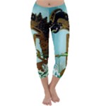 Lukisan Wayang Kulit Capri Winter Leggings 
