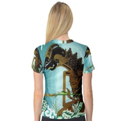 V-Neck Sport Mesh T-Shirt 