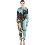 Lukisan Wayang Kulit Hooded Jumpsuit (Ladies)