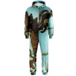 Lukisan Wayang Kulit Hooded Jumpsuit (Men)