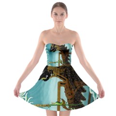 Strapless Bra Top Dress 