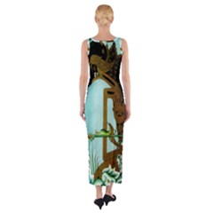 Fitted Maxi Dress 